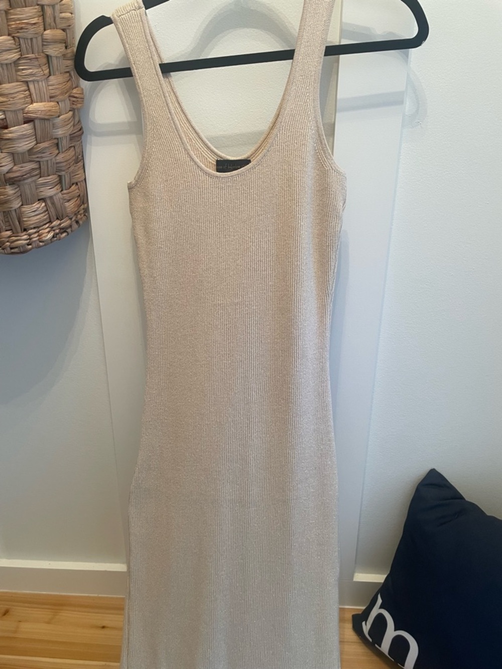 House of Harlow 1960 Sleeveless Maxi Dress in Light Beige